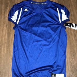 Blue Adidas Football Jersey NWT!